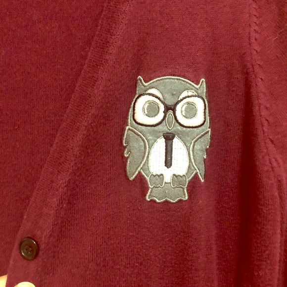 Owl preppy cardigan - Picture 1 of 3